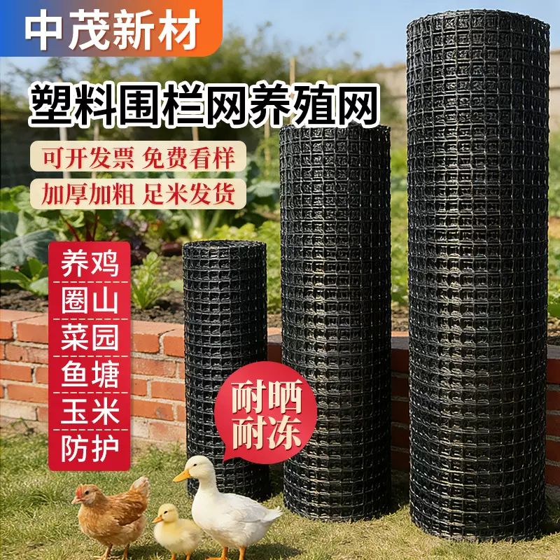 塑料围网养殖防护拦鸡鸭网210g家用菜园栅栏圈玉米户外养鸡围栏