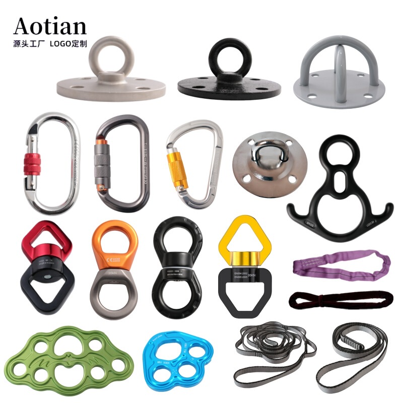 Aerial Yoga Hammock Accessories Suction Cup Vitality Belt Household Carabiner Sandbag Trx Stainless Steel Fixing Plate