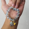 Tide, crystal, bracelet, Japanese and Korean, Korean style, 2021 collection, internet celebrity, simple and elegant design