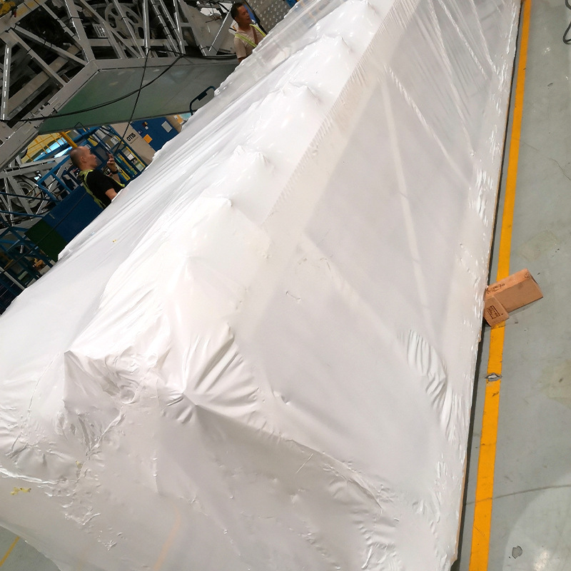 Fábrica al por mayor equipo de máquina grande motor coche PE embalaje película retráctil aire acondicionado embalaje envío personalización