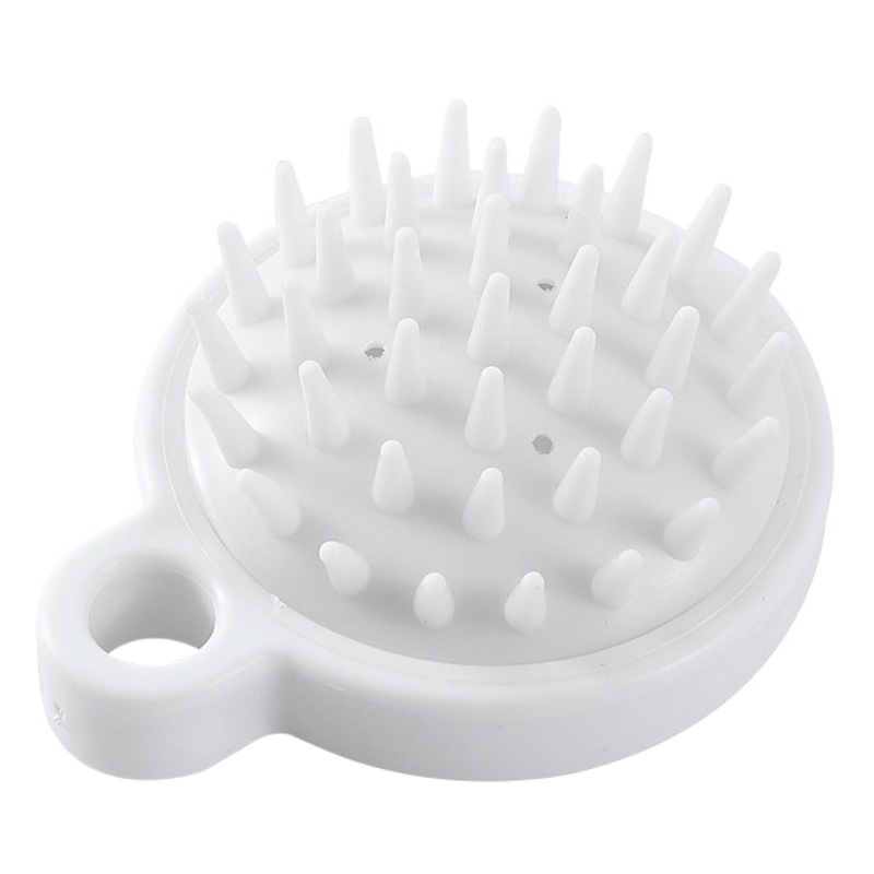 Estilo japonés no impreso mismo cepillo de champú de silicona peine de salud cepillo de masaje del cuero cabelludo champú Baño picazón peine de masaje