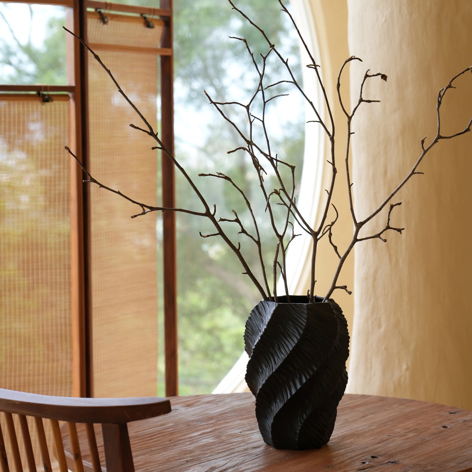Moderno ins simple vasos de vidrio de ventana europeos flores hidropónicas ricos y preciosos bambú comedor decoración de la mesa