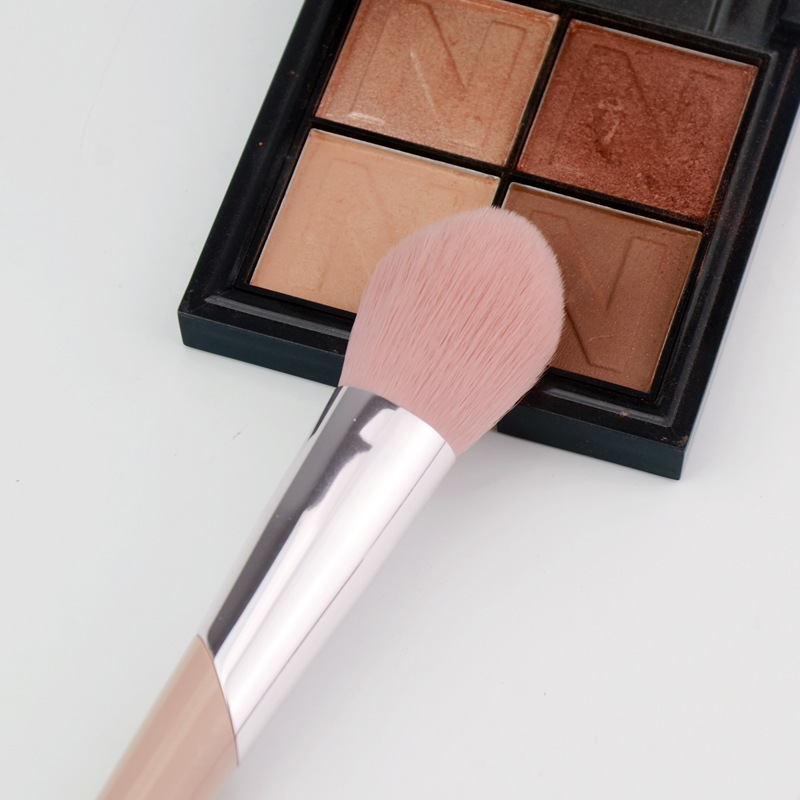 Nuevo cepillo de polvo suelto rosa love taoxing118 # cepillo de rubor herramienta de belleza cepillo de maquillaje