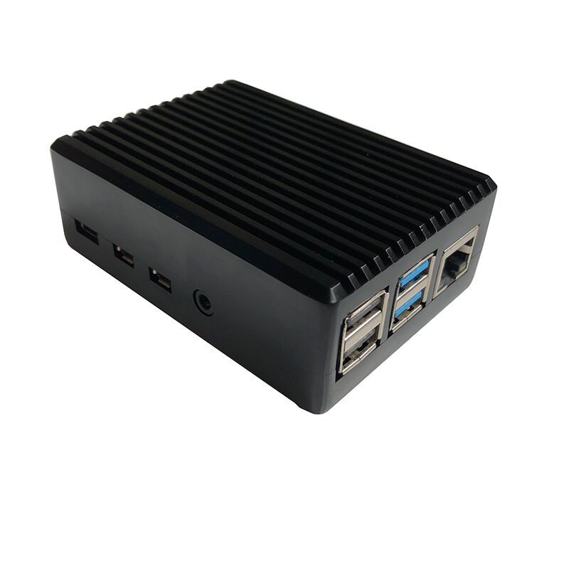 树莓派4b外壳散热外壳金属4代外壳raspberry pi4主板铝合金保护壳