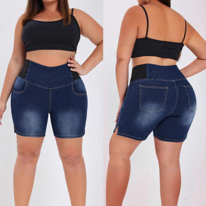 Customized factory women's jeans Europe, America and Canada plus size Denim mid-waist ripped stretch pants women's in stock source manufacturers Customized factory women's jeans Europe, America and Canada plus size Denim mid-waist ripped stretch pants women's in stock source manufacturers