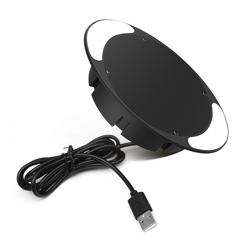 Cargador inalámbrico oculto de 30 mm sin perforaciones, cargador inalámbrico inteligente para el hogar, nuevo modelo transfronterizo