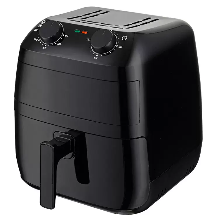 新款3.5L大容量内胆空气炸锅 家用多功能煎炸锅旋钮薯条机