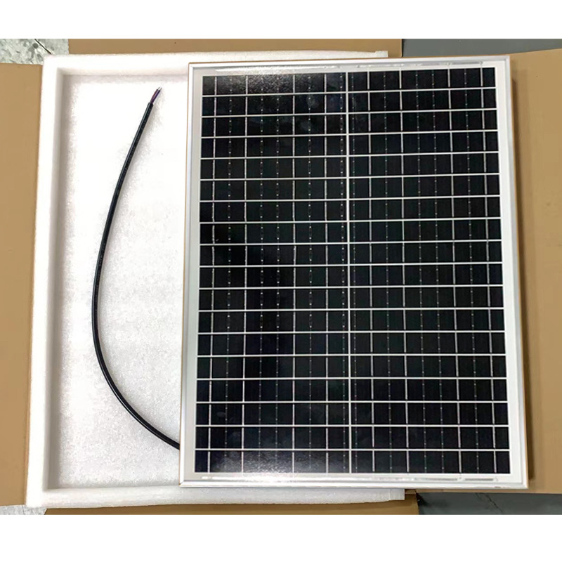 Suministro Transfronterizo de Paneles Solares de Alta Eficiencia de 15w30w18v, Paneles Solares de Silicio Monocristalino, Componentes de Vidrio Laminado