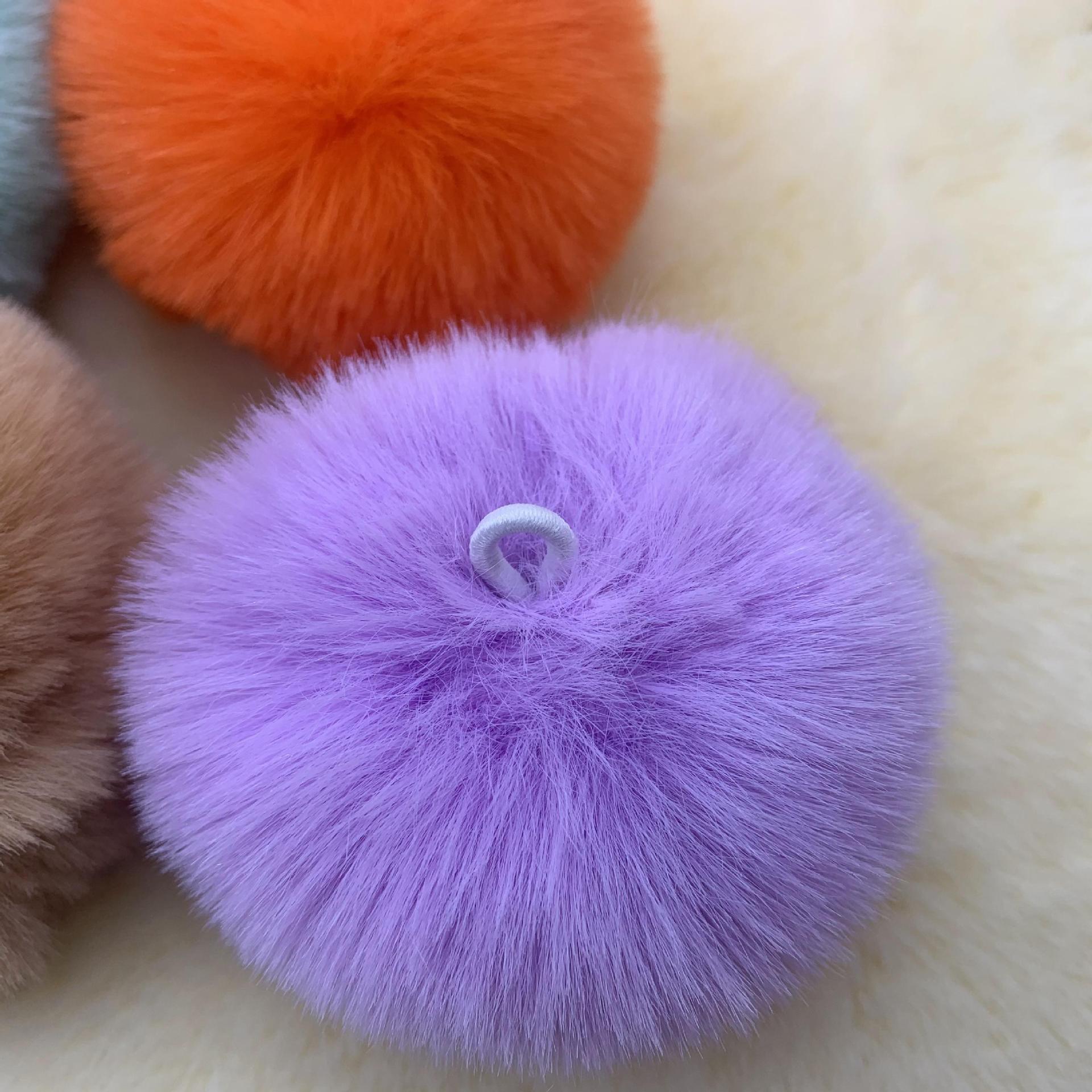 Bolas de peluche hechas a mano DIY coloridas 6 / 7 / 8cm accesorios de bola de peluche decorativa de color