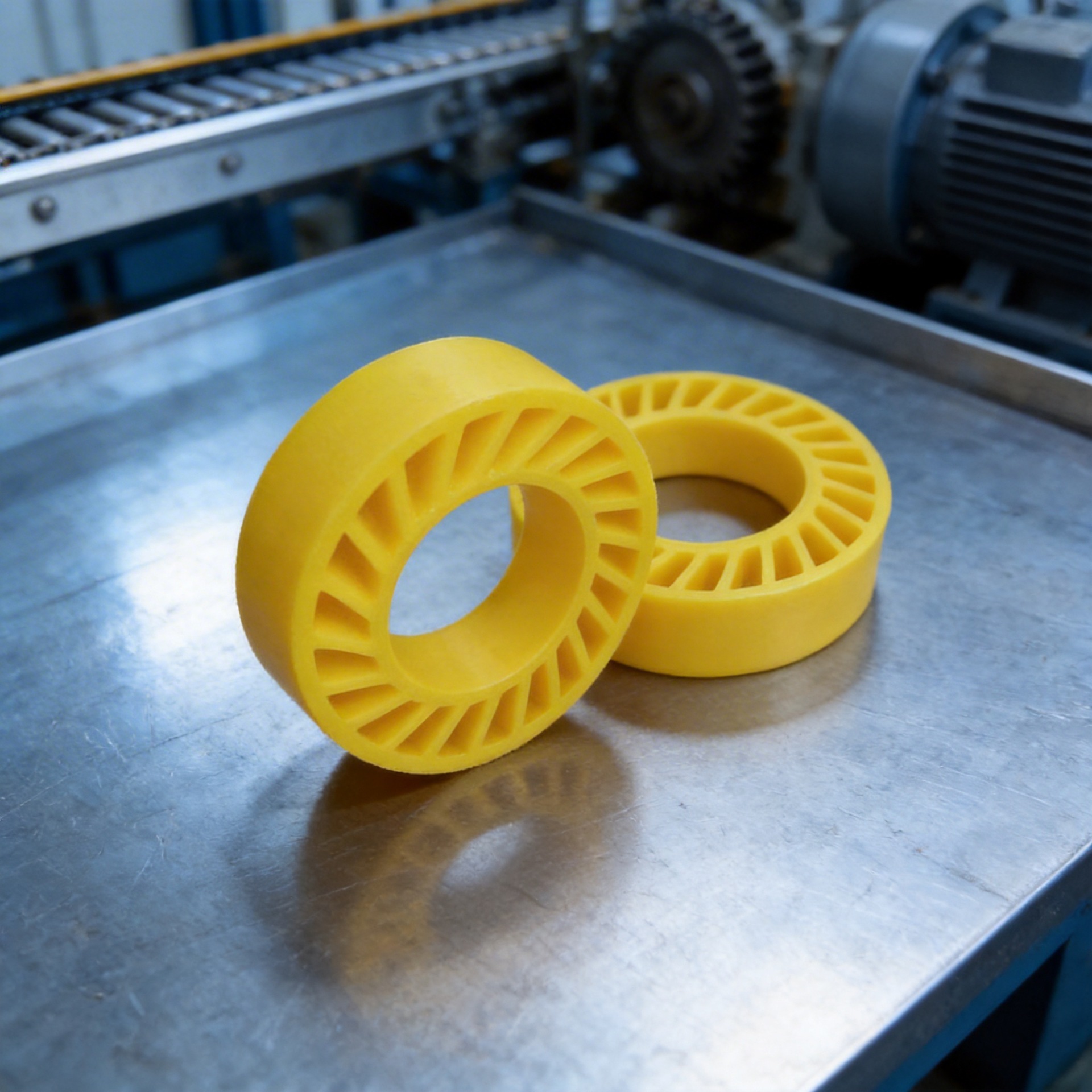 机械用轴承太阳轮硅胶轮  纸箱配件送纸轮  制做聚氨酯太阳轮