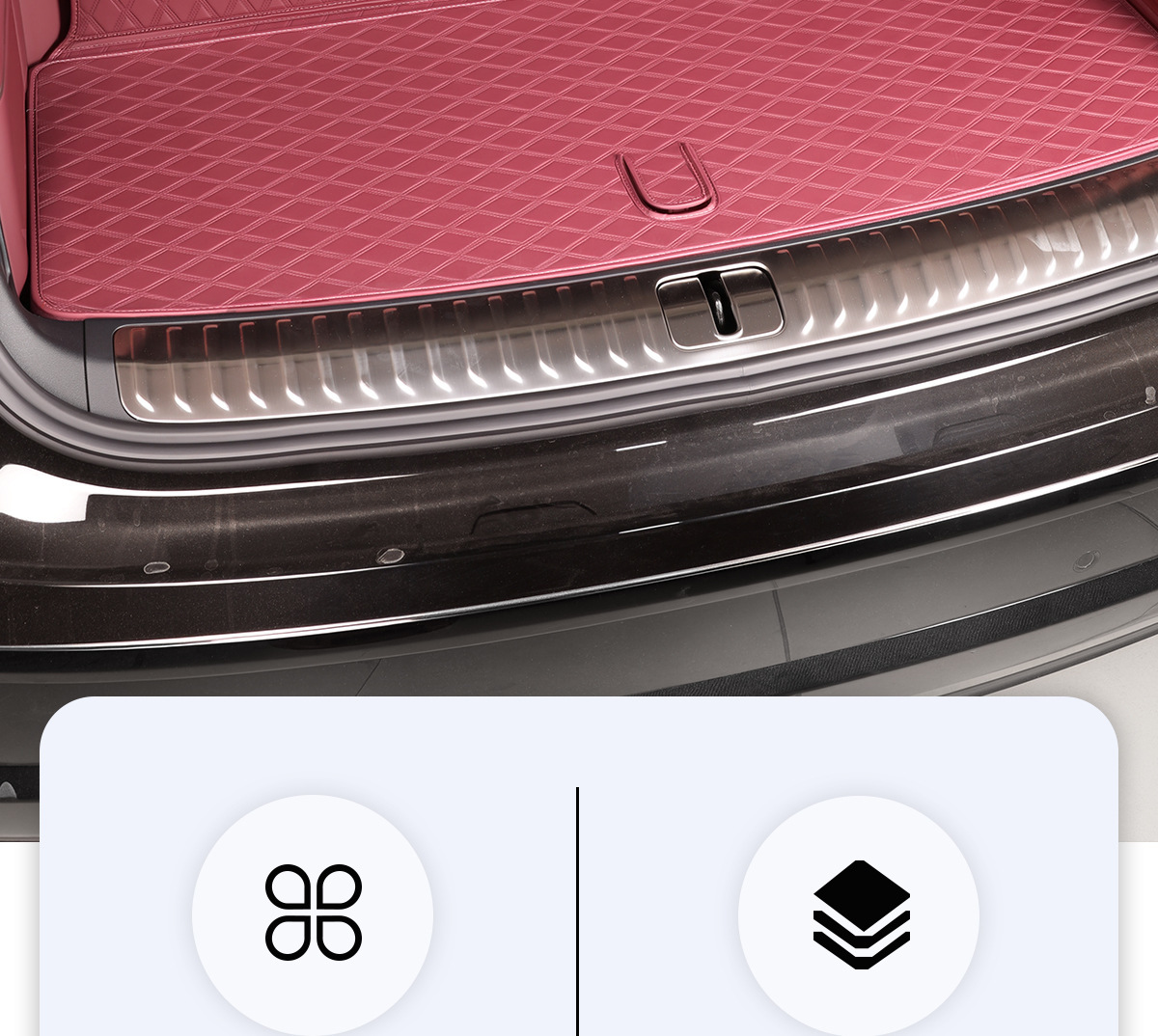 Suitable for 26 Models of Nio Es8 Trunk Mats, Full Surround Decoration, Seat Backrest, Trunk Mat, Car Accessories, Decorations