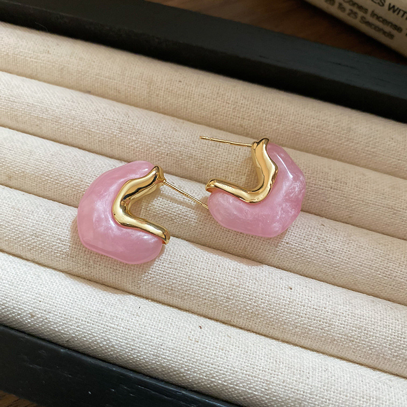 Aguja de plata Pendientes de flores dulces rosas Pendientes lindos de todo fósforo de la serie Mori Pendientes de diseño de moda de nicho al por mayor femenino