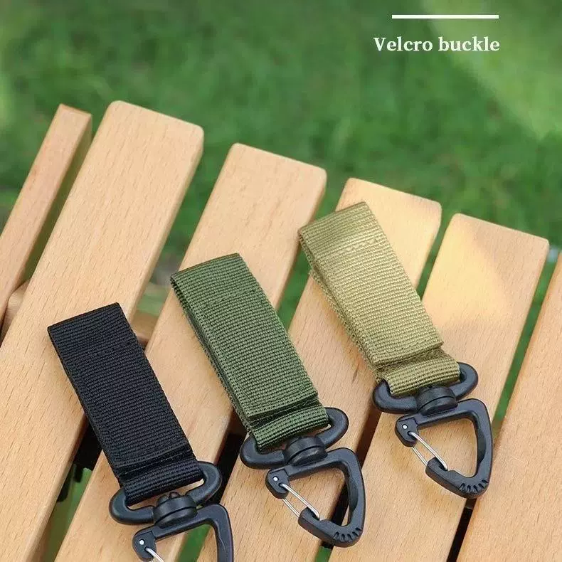 Подвесная пряжка для уличного тактического рюкзака, вращающаяся на 360 градусов одноточечная треугольная пряжка, многофункциональный карабин, подвесное кольцо D-типа, брелок