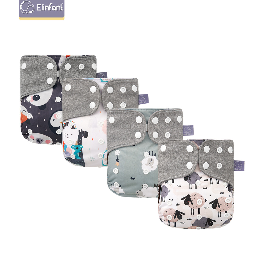Pantalones de pañales para bebés Pañal de tela ajustable lavable impermeable transpirable a prueba de orina Pantalones de entrenamiento de pañales a prueba de fugas portátiles
