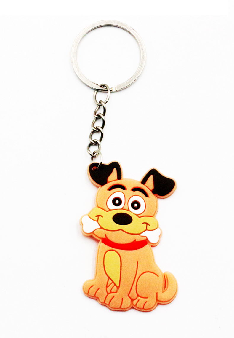 Cartoon Style Animal PVC Unisex Bag Pendant Keychain display picture 7