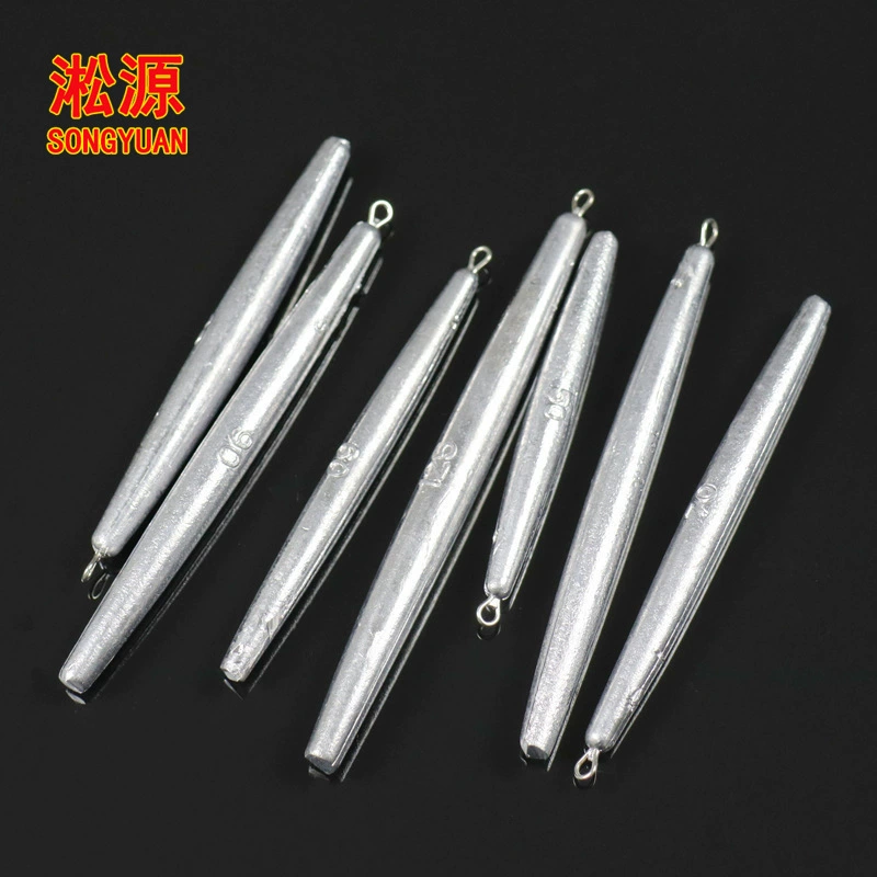 Foot gram Pen кулон длинная полоса Рыба кулон цилиндрический висит якорь рыба свинец кулон производители оптом