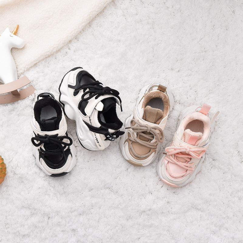 Zapatos deportivos para niños 2025 invierno nuevo niño con zapatos de algodón cálido para bebés mujeres zapatos de padres de algodón