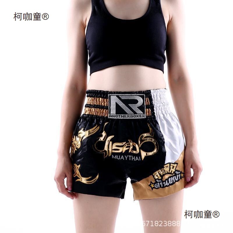 Martial Arts Clothing Sports Muay Thai Shorts for Men and Women Boxing Gear Fitness Fighting Training Sports Pants