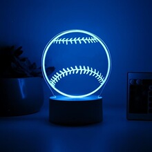 E 11306 Baseball 3D Night Light ����ҹ�� ����ѷŷ���羳