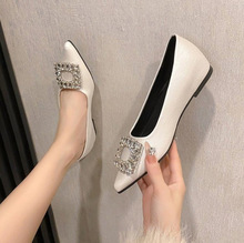 【ding制款】复古玛丽珍鞋女2025新款秋季配裙子气质百搭尖头水钻