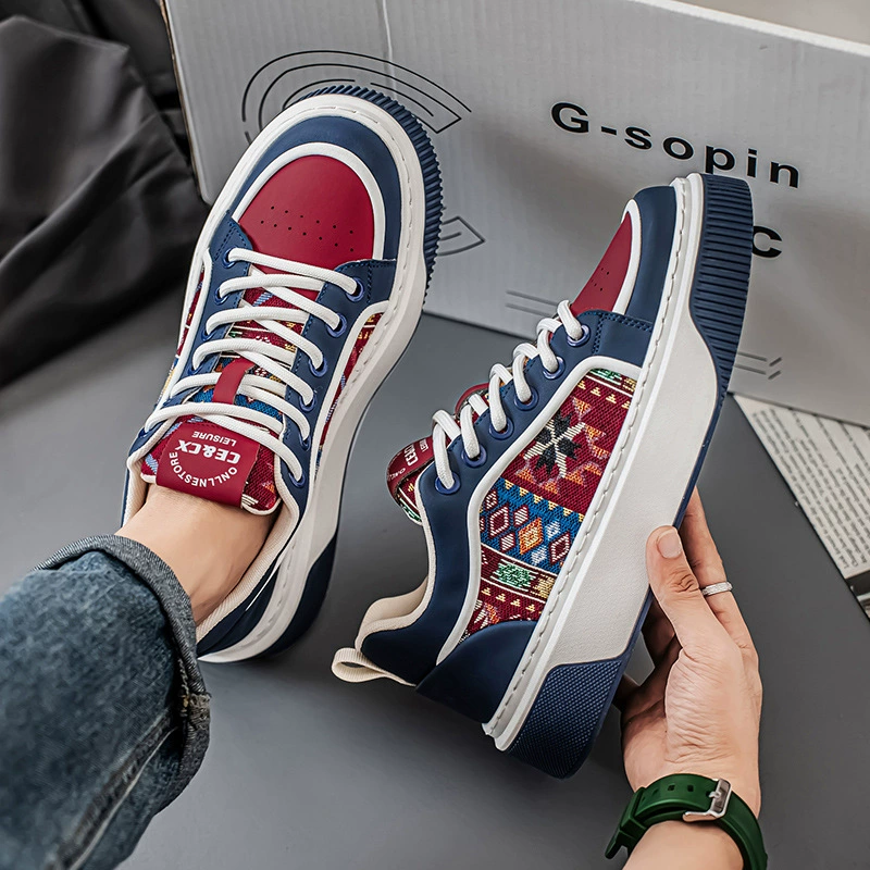 Весенние мужские туфли 2025 новые маленькие белые туфли