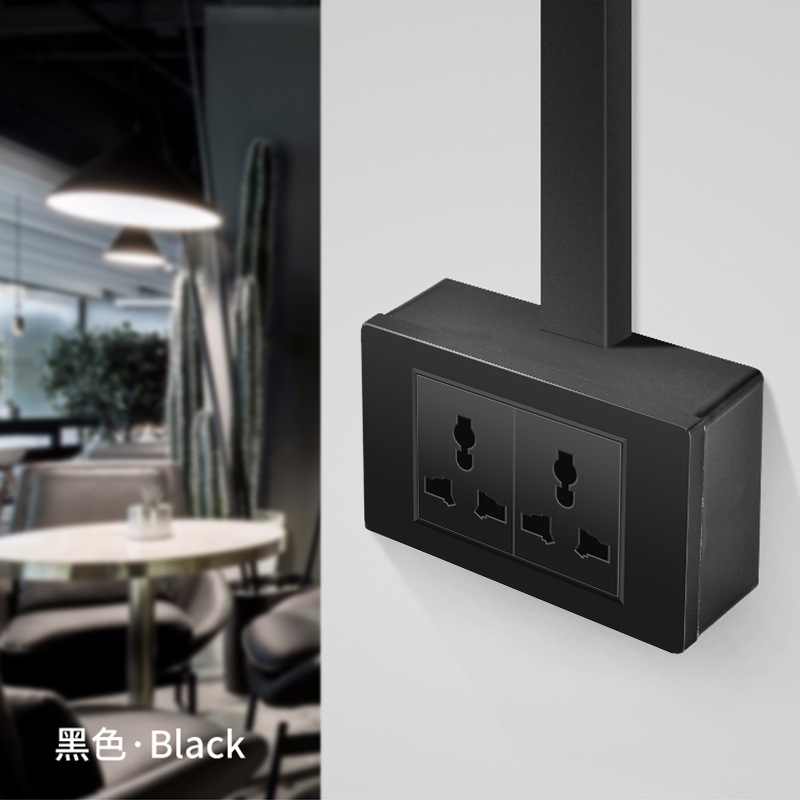 Caja inferior negra tipo 118