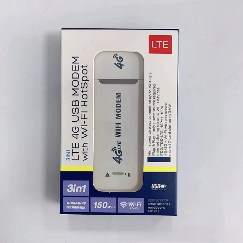 USB Wi‑Fi модем-донгл 4G/3G, портативный беспроводной интернет, компактный plug‑and‑play