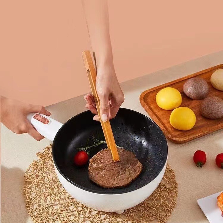 电煮锅一体锅电炒锅宿舍多用大容量炒菜锅家用双层不沾锅不粘锅|undefined