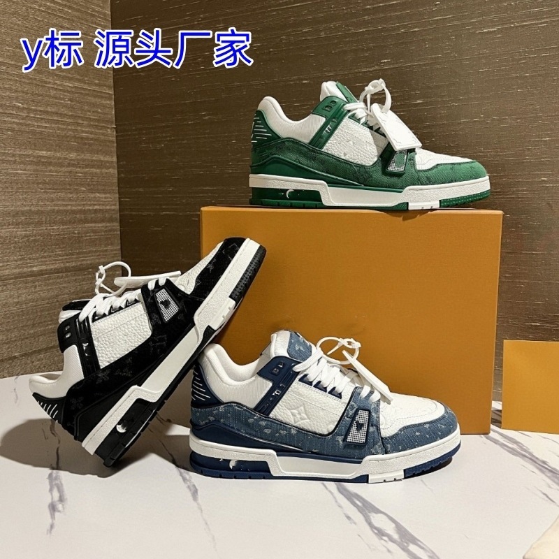 Guangzhou Pure Original Top Version Full Set Packaging Trainer Sneakers Genuine Leather Casual Couple's Sneakers for Men and Women