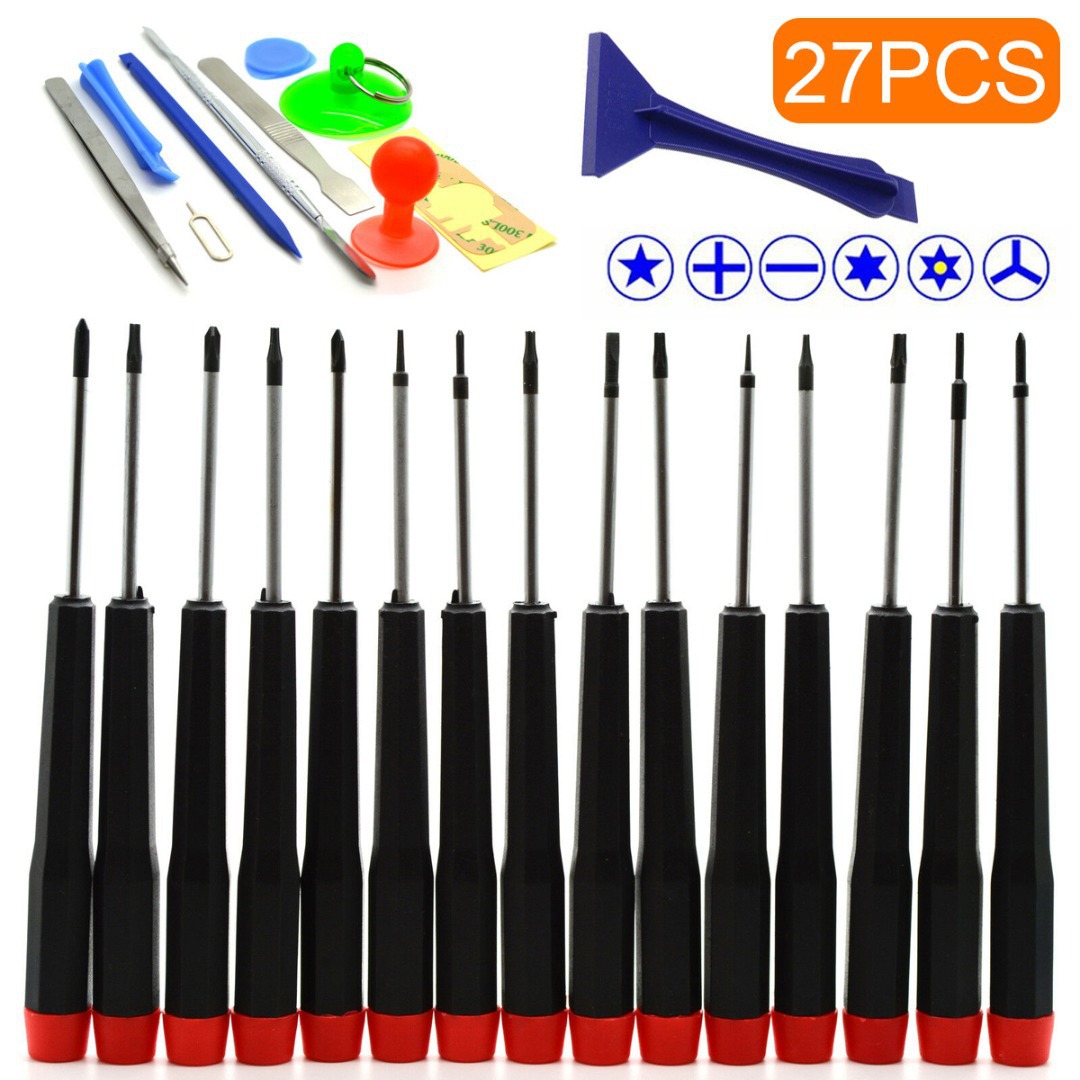 27合一黑莓螺丝刀十字五角T4T5T6T7T8T9螺丝刀规格游戏机套装