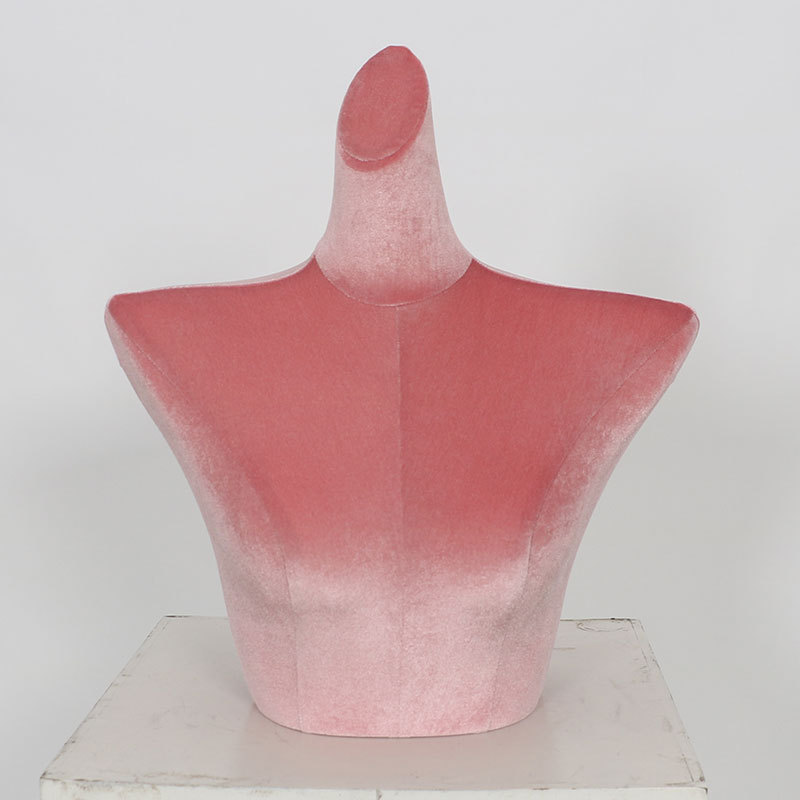 Maniquí de Busto para Lencería y Sujetadores de Terciopelo Forma de Corazón image 13