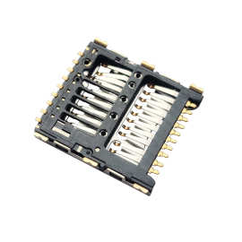 MUP品牌-二合一卡座  SMT TF卡座+SIM卡座 记忆卡座  连接器接口