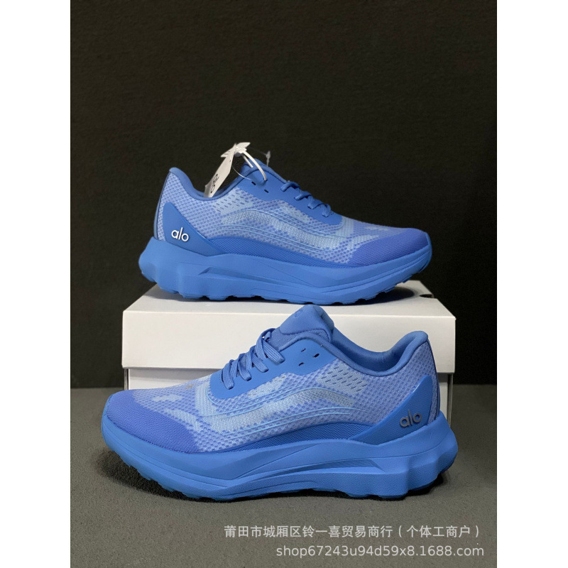 Cross-border Alo Runner Jin Zhixiu lujoso ligero conjunto completo de zapatos deportivos casuales de malla transpirable ultraligero para hombres y mujeres