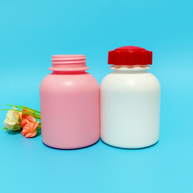 150ml200ml300ml白色齿轮盖塑料瓶 卫士宠物狗钙片瓶 pe片剂固体|undefined