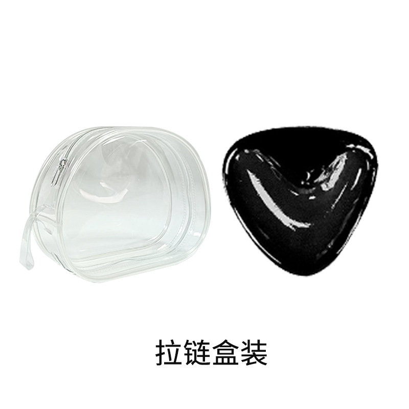 Triángulo de silicona pegatinas en el pecho mujeres empujan hacia arriba auto-adhesivo almohadilla en el pecho invisible engrosada esponja almohadilla traje de baño bikini ropa interior insertar