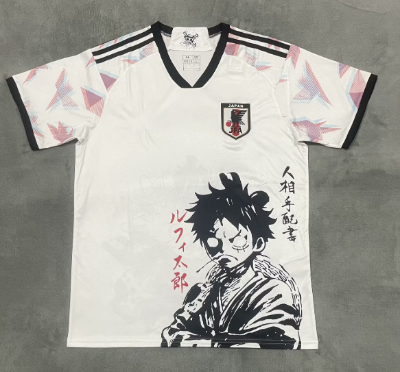 25-26 Nueva camiseta de anime de camiseta japonesa One Piece Samurai Sakura Dragon Ball Uniforme de fútbol transfronterizo de edición especial