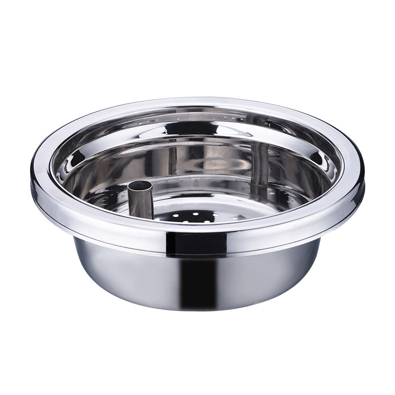 不锈钢茶渣桶垃圾桶 家用加厚茶楼功夫茶废水接水排水茶水桶批发