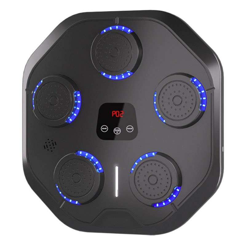 Transfronteriza nueva máquina de boxeo de música de doble luz inteligente Bluetooth boxeo pared objetivo adulto niños fitness máquina de boxeo reacción