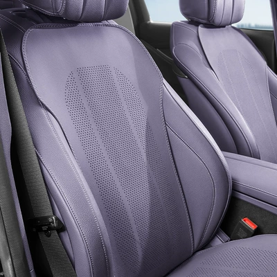 Car Backrest Seat Cover, Four-Season Seat cushion, seat cover - xingheng-purple-one-piece-of-backrest-for-front-and-rear-rows