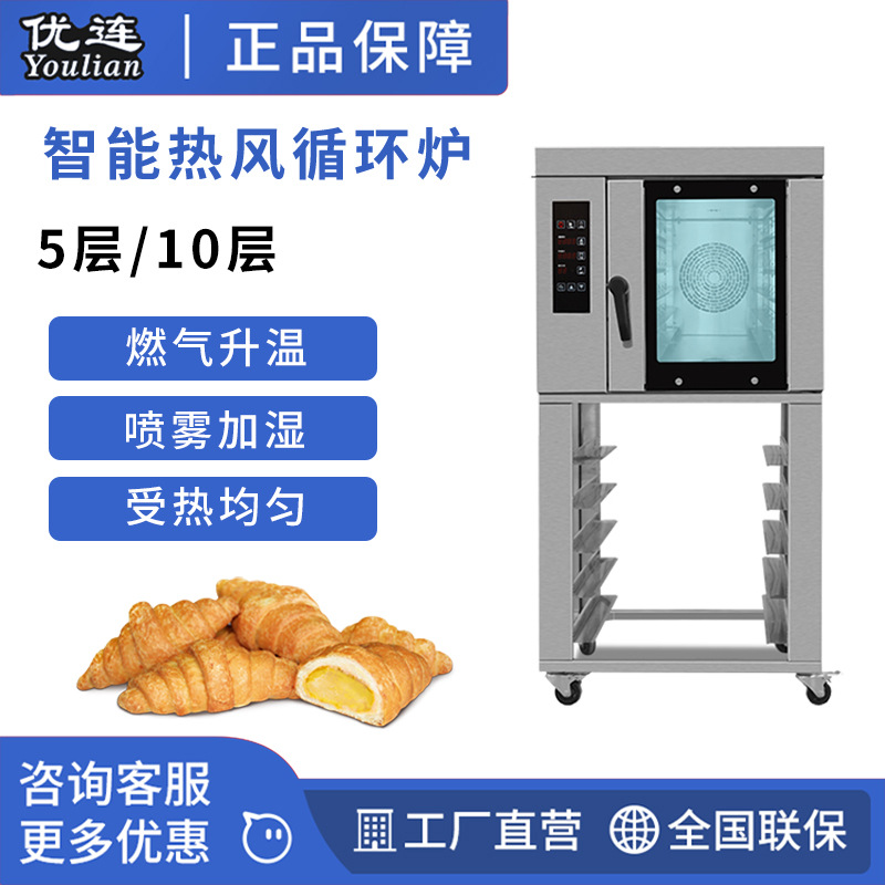 优连5盘电热风循环炉- 高品质电机 YSN-5D