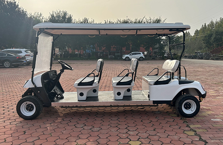Electric Golf Cart, Four-Wheel Sightseeing Car, Campus, Factory, Property, Scenic Spot Shuttle Bus, Golf Cart