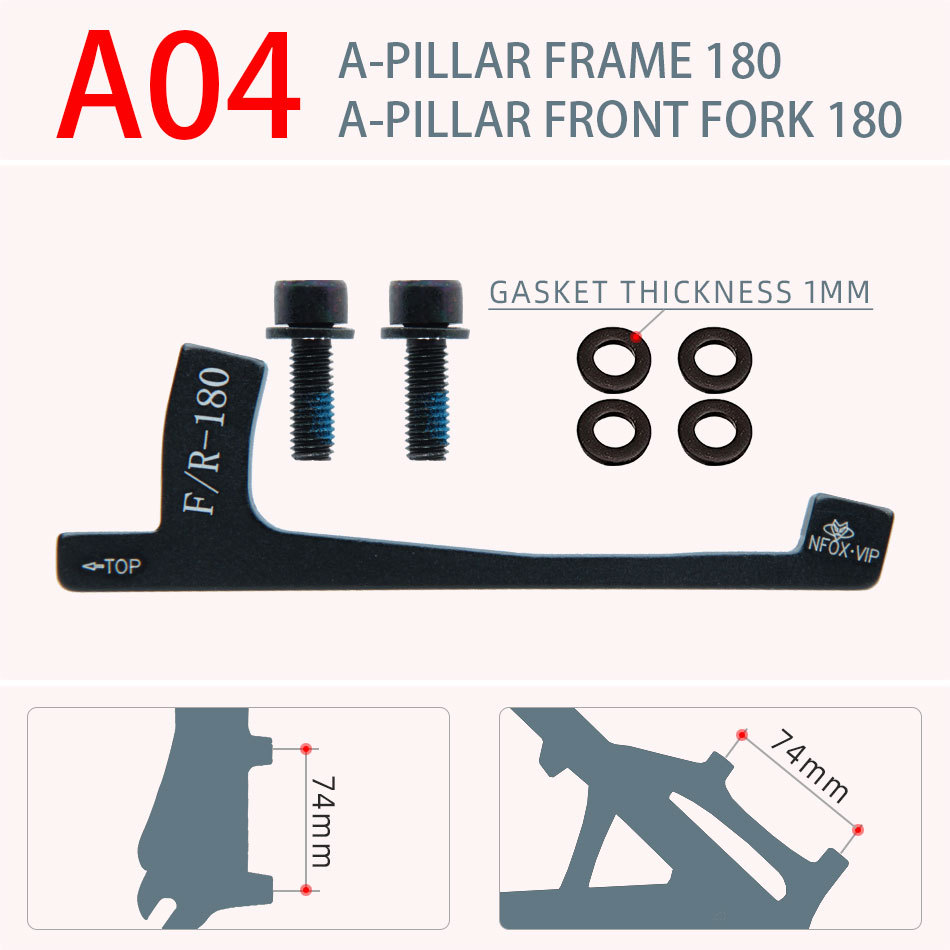A04-a pillar 180mm in front and 180mm in rear