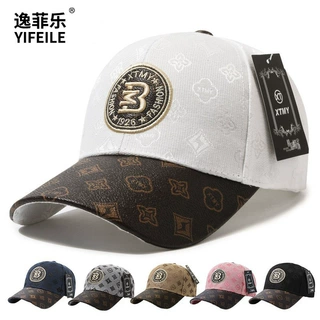 新款欧美风棒球帽刺绣字母硬顶防晒遮阳帽户外运动休闲鸭舌帽外贸