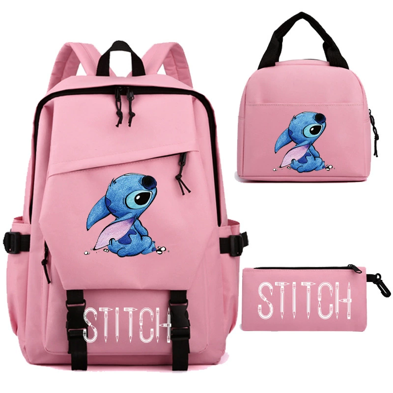 Рюкзак Stitch Star Baby Stidi, сумка для риса и ручка, студенческие сумки, сумки из трёх частей