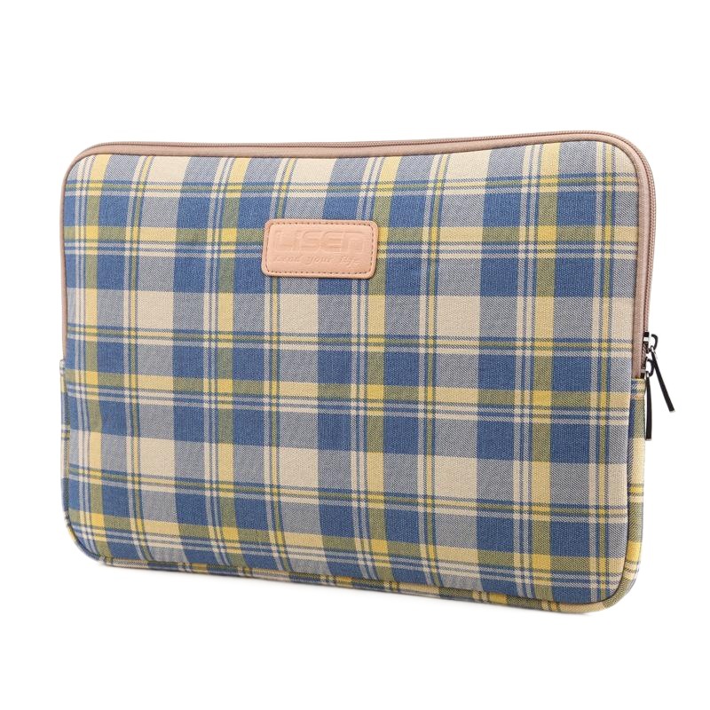 LISEN fashion Plaid notebook liner bag 10/11/12/13/14 inch 15 inch tablet computer bag for men and women