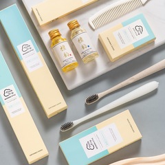 High-end hotel five-star hotel toothbrush and toothpaste set, disposable bathroom supplies, soft bristles, hotel inn special use