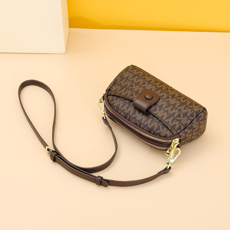 Borsa da donna nuova dal design di nicchia pochette in morbida pelle con lettere stampate portafoglio da donna borsa a tracolla alla moda conchiglia_voghion.com