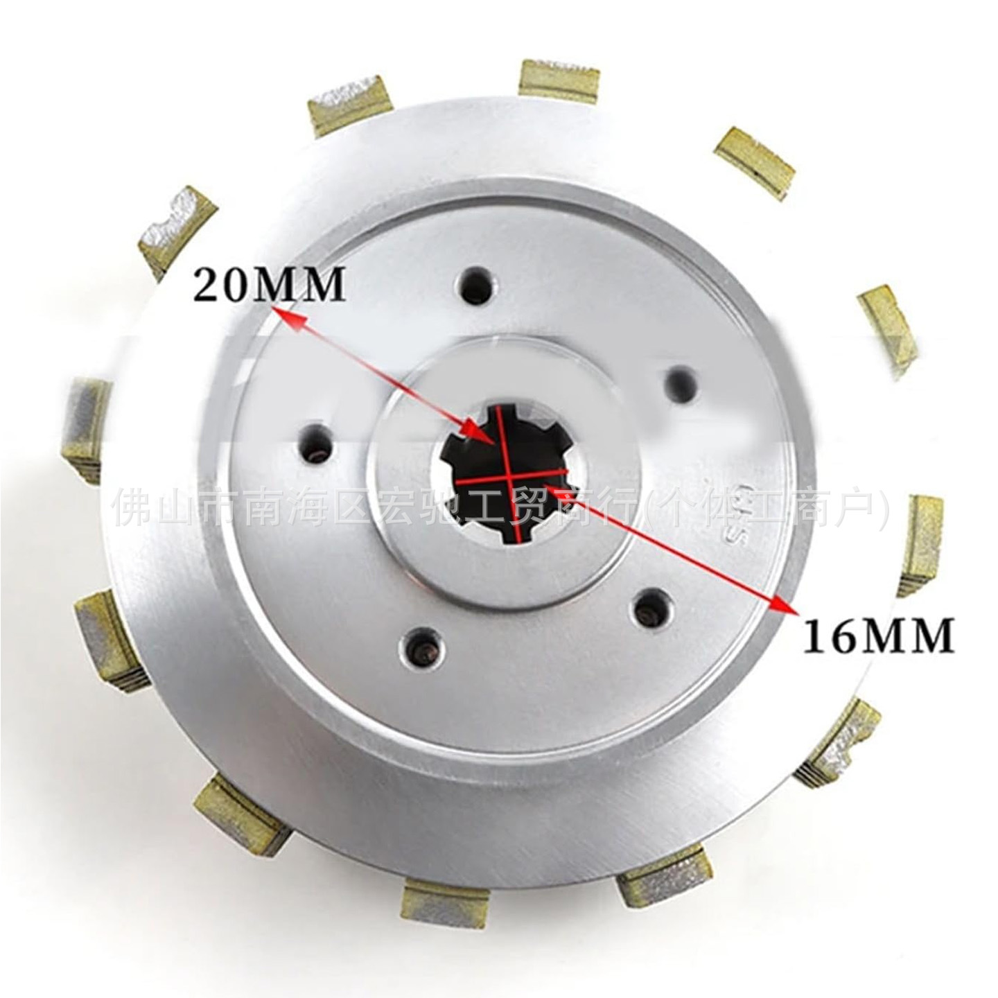 Cross-Border Supply of Motorcycle Parts Suitable for Suzuki Gs125 Gn125 Gz150 Clutch Assembly En125Hu