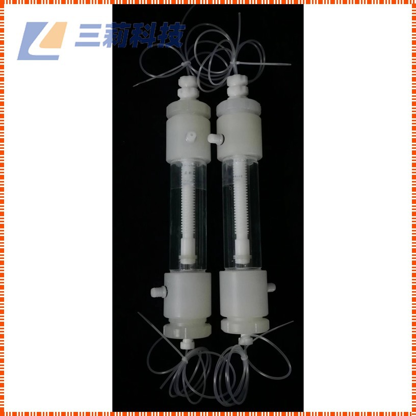 中压水冷夹套层析柱 带转换接头 柱内压增加到3-5巴夹套层析柱