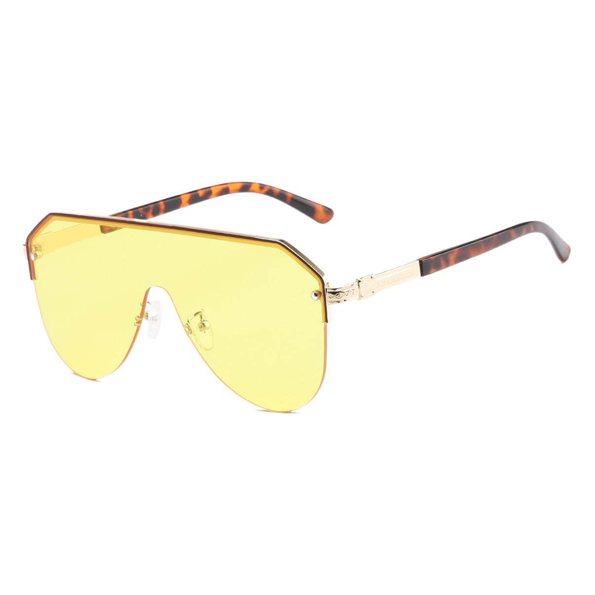 2021 nueva lente de una sola pieza gafas de sol de moda retro gafas de sol de moda calle tiro gafas de sol 2573